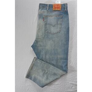 Levi's 541 Athletic Taper Stretch Denim Jeans. Grungy Light Wash, Men's 42X27.5